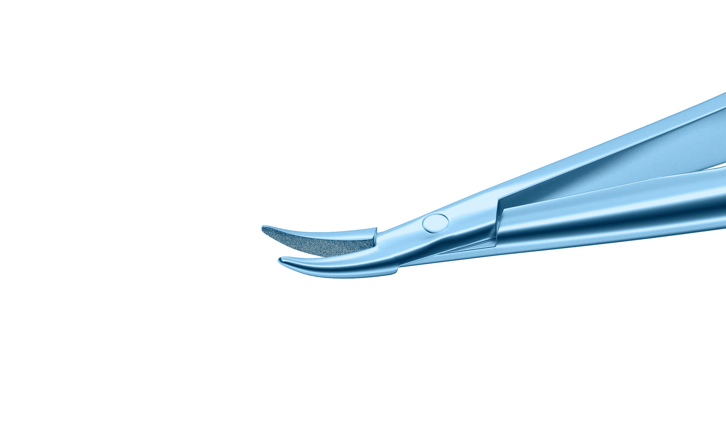 079R 8-091T Barraquer Needle Holder, 12.00 mm Strong Jaws, Curved, without Lock, Long Size, Length 125 mm, Titanium