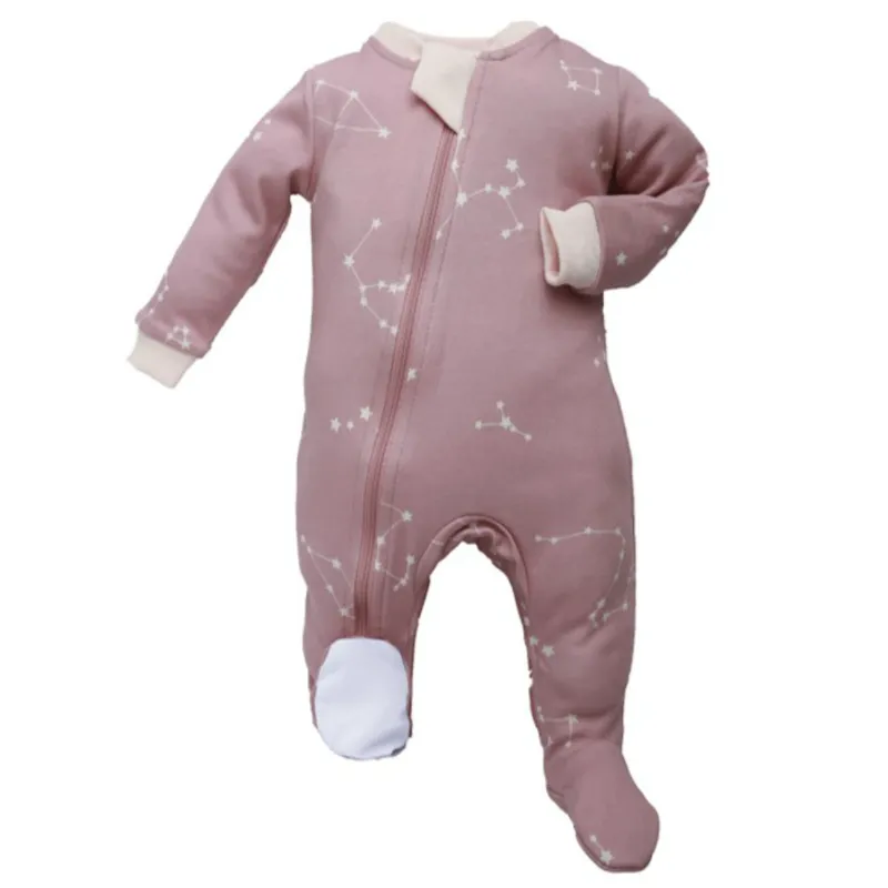 2-Zipper Organic Pyjama - Galaxy Love