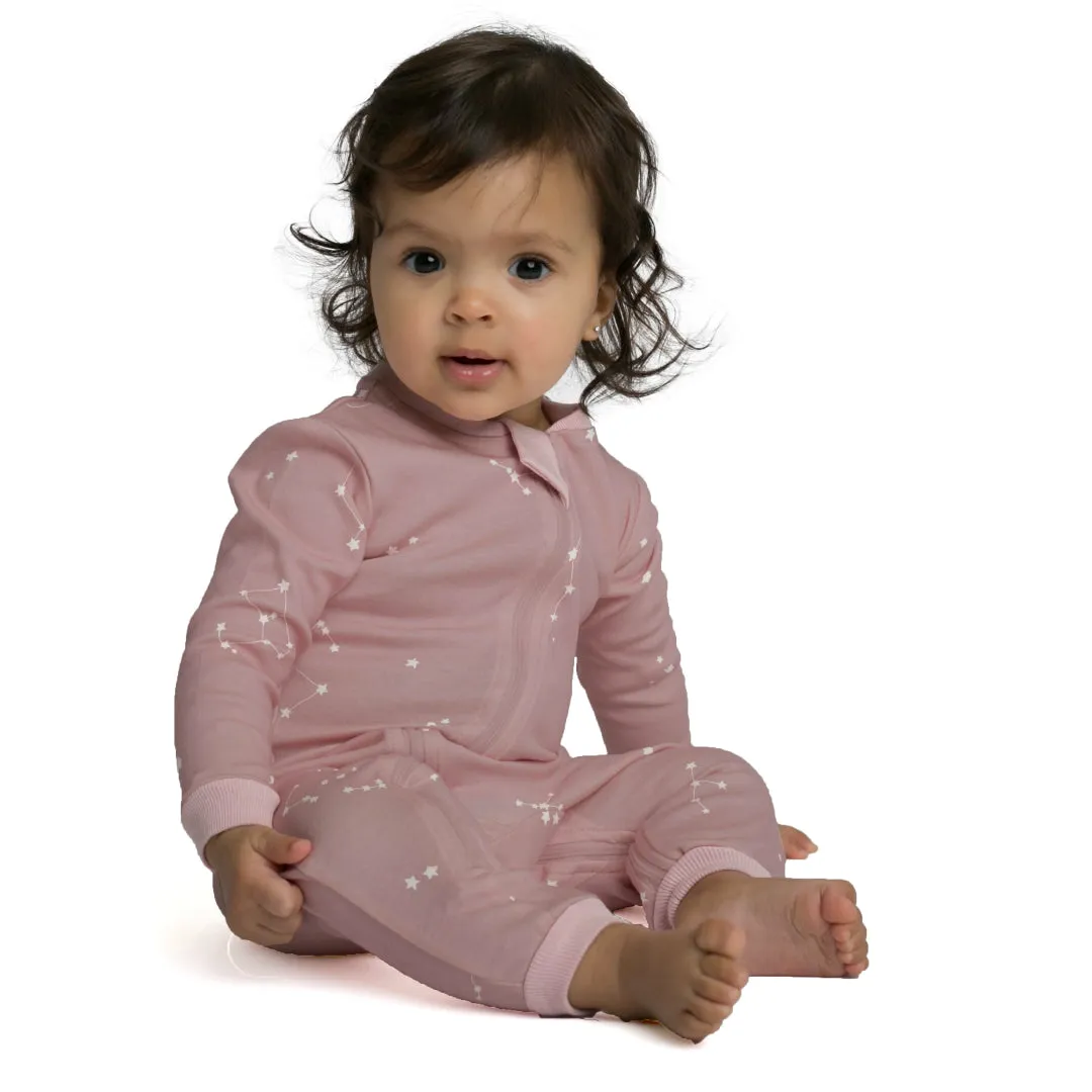 2-Zipper Organic Pyjama - Galaxy Love