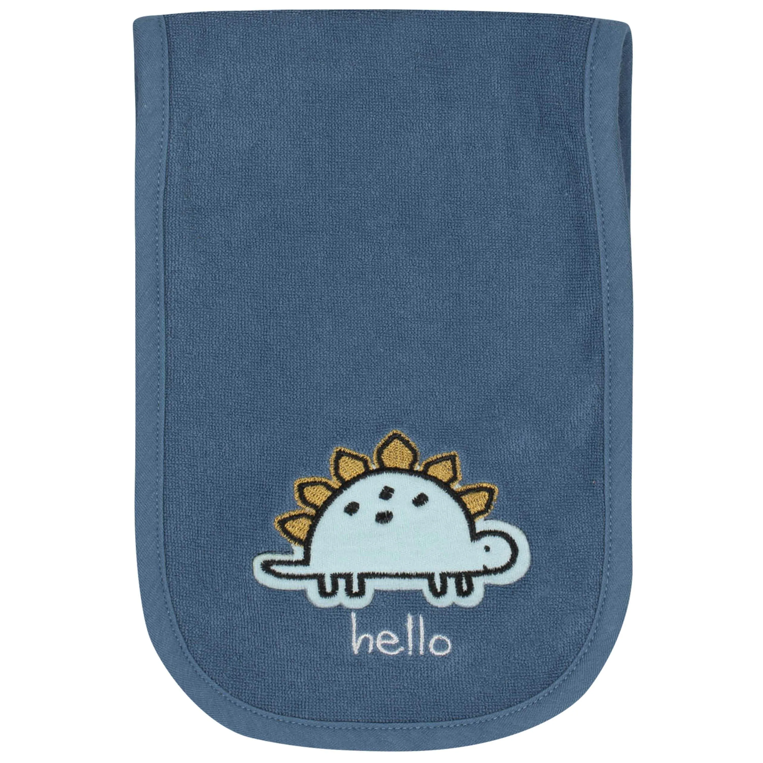 3-Pack Baby Boys Dinosaur Terry Burp Cloths