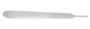 308R 1-020S Bard Parker Handle, Flat, Length 125 mm, Stainless Steel