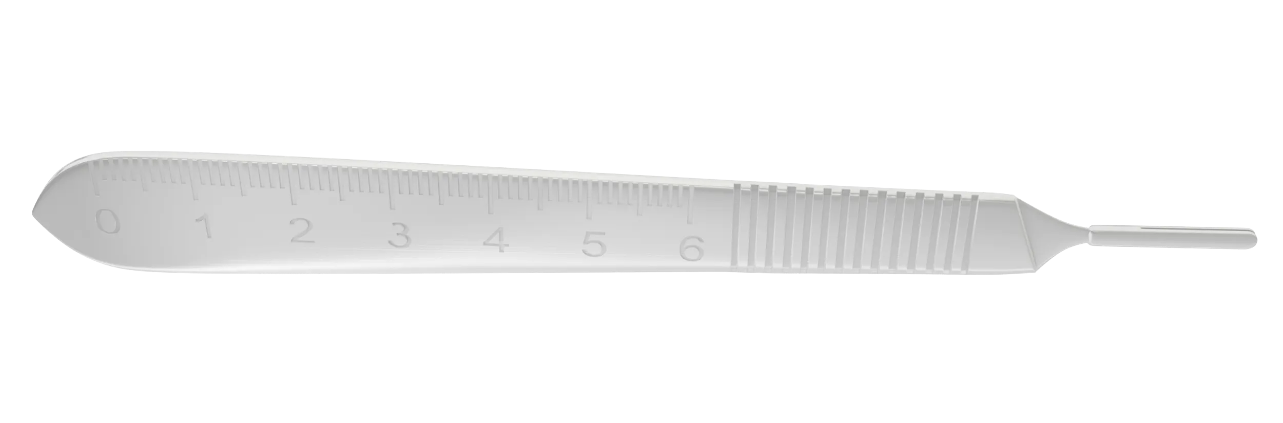 308R 1-020S Bard Parker Handle, Flat, Length 125 mm, Stainless Steel