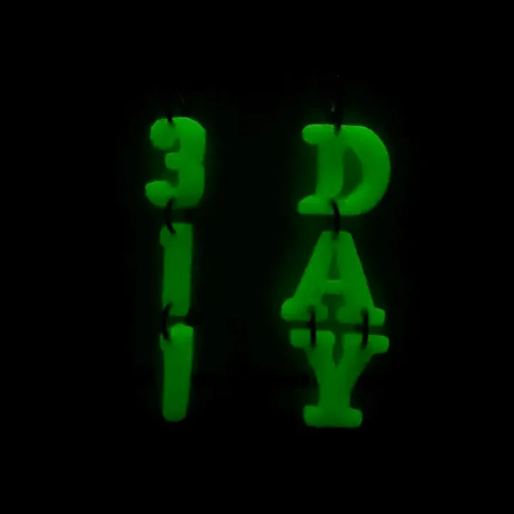311 EARRINGS | Glow-In-The-Dark
