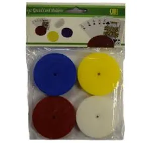4 PC Round Card Holder