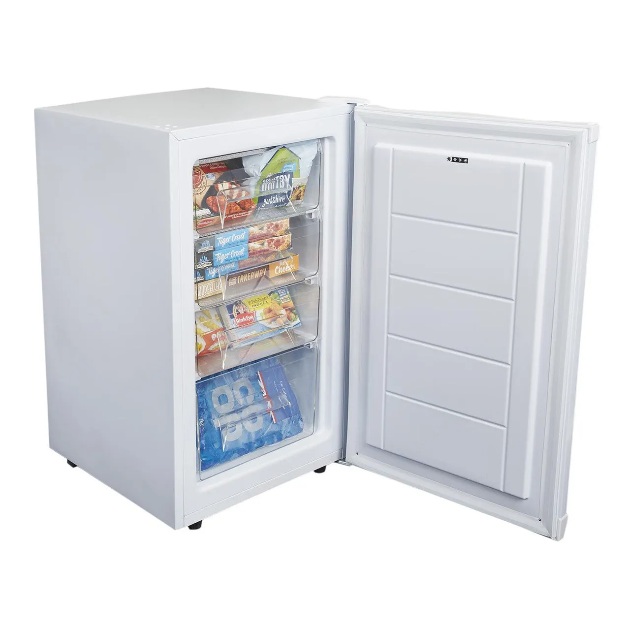 50cm White Freestanding Under Counter Freezer 80L - SIA UCF50WH