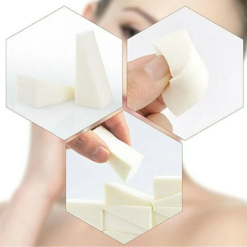 5/10 Makeup Sponge Cosmetic Wedges Nail Art Blend Foundation Contour Facial Puff