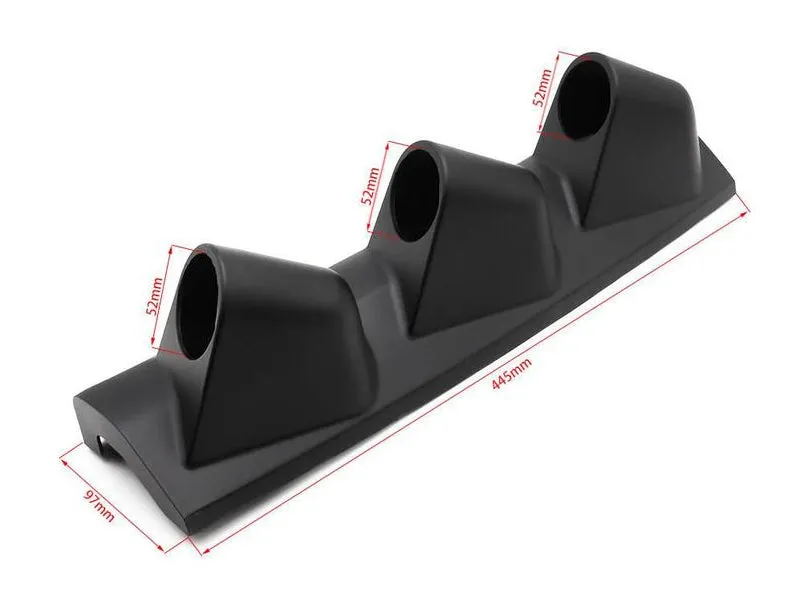 52mm Triple Gauge Pod Holder