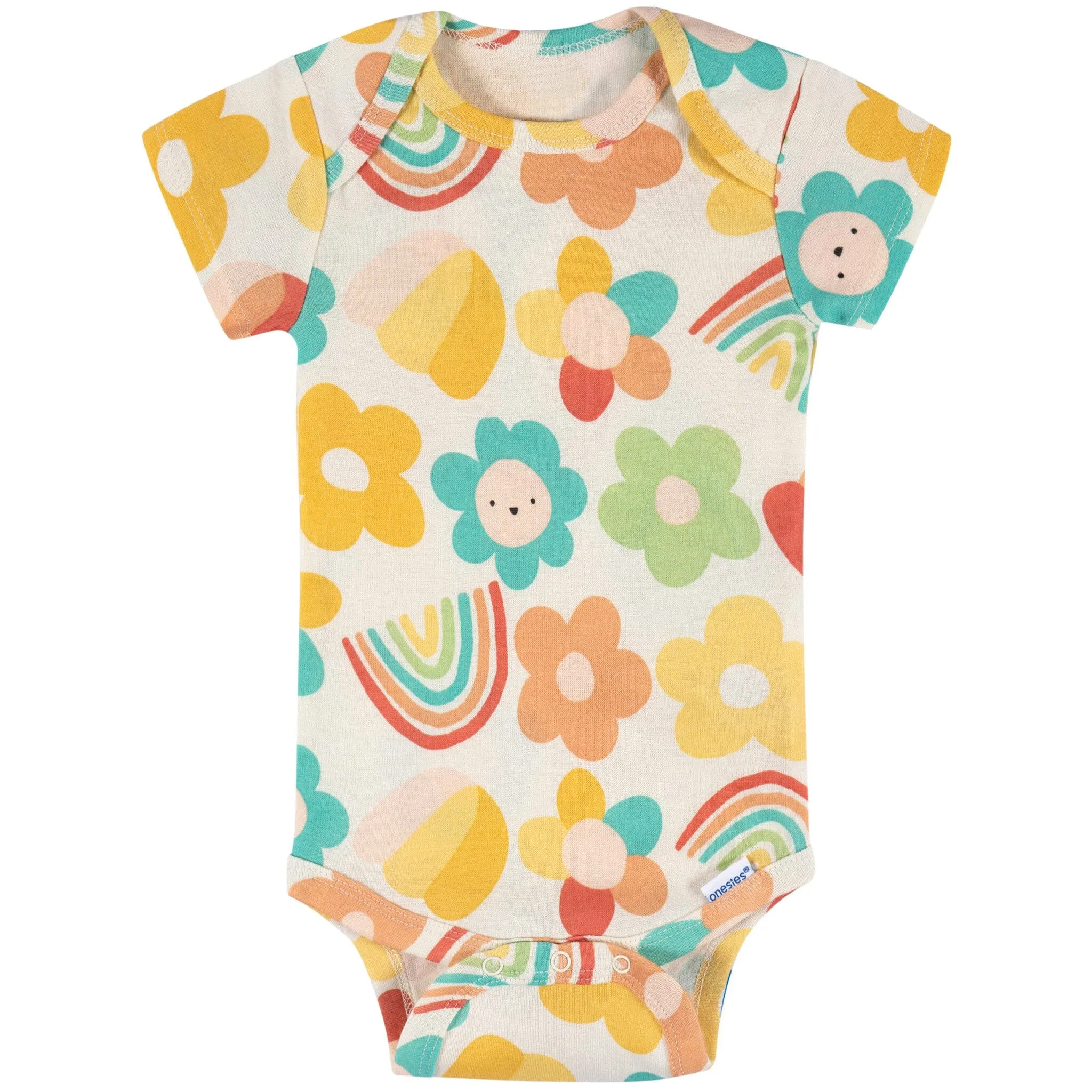 8-Pack Baby Girls Good Days Short Sleeve Onesies® Bodysuits