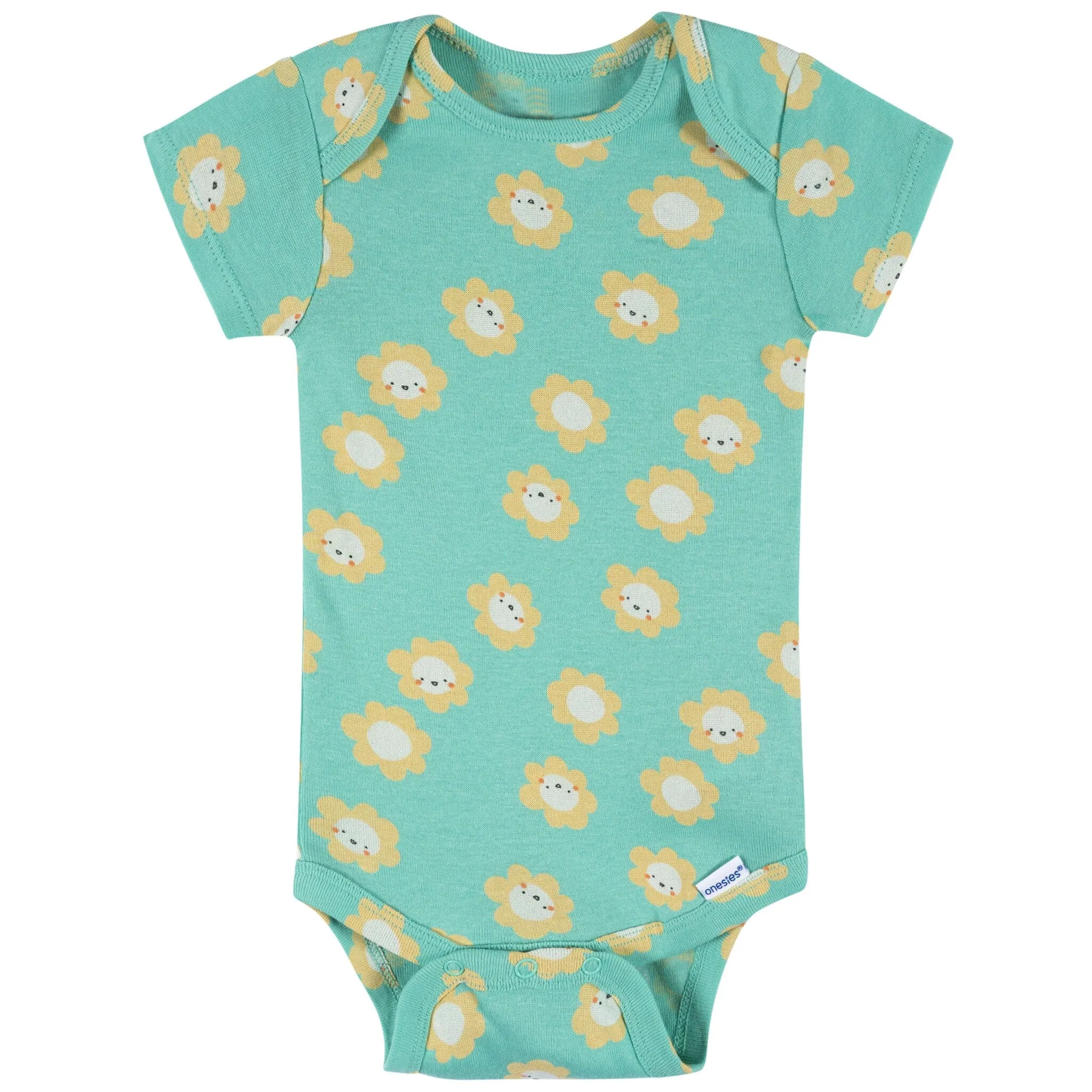 8-Pack Baby Girls Good Days Short Sleeve Onesies® Bodysuits