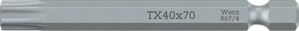 867/4 Z TORX® bits, TX 9 x 70 mm