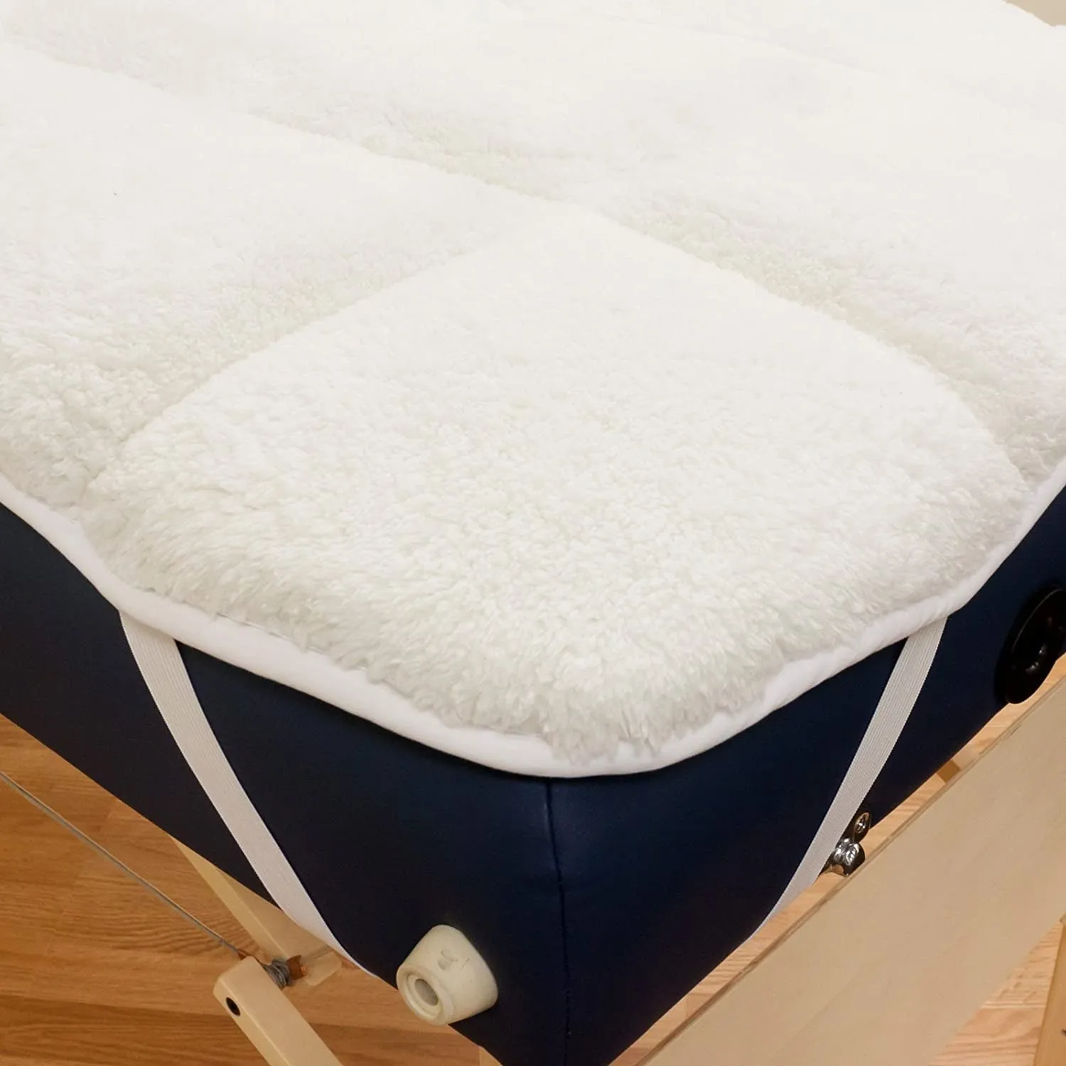 Abundance Deluxe Quilted Fleece Massage Table Pad Set. Includes Face Cradle Cover & Table Pad. Microfiber Fleece Is Lint Free, Super Soft & Cushy.