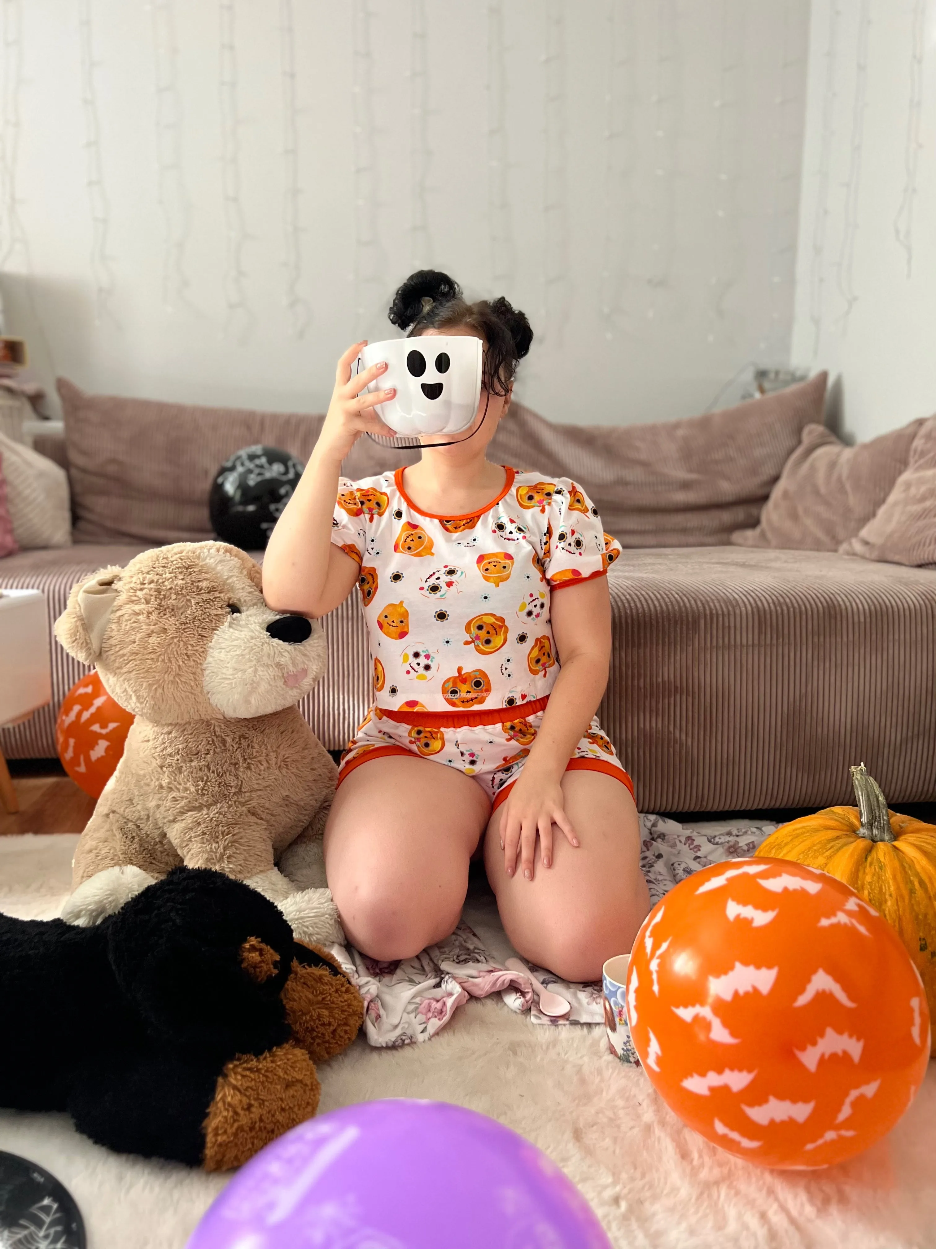 ADULT BABY SHIRT AND PANTIES SET (COTTON)