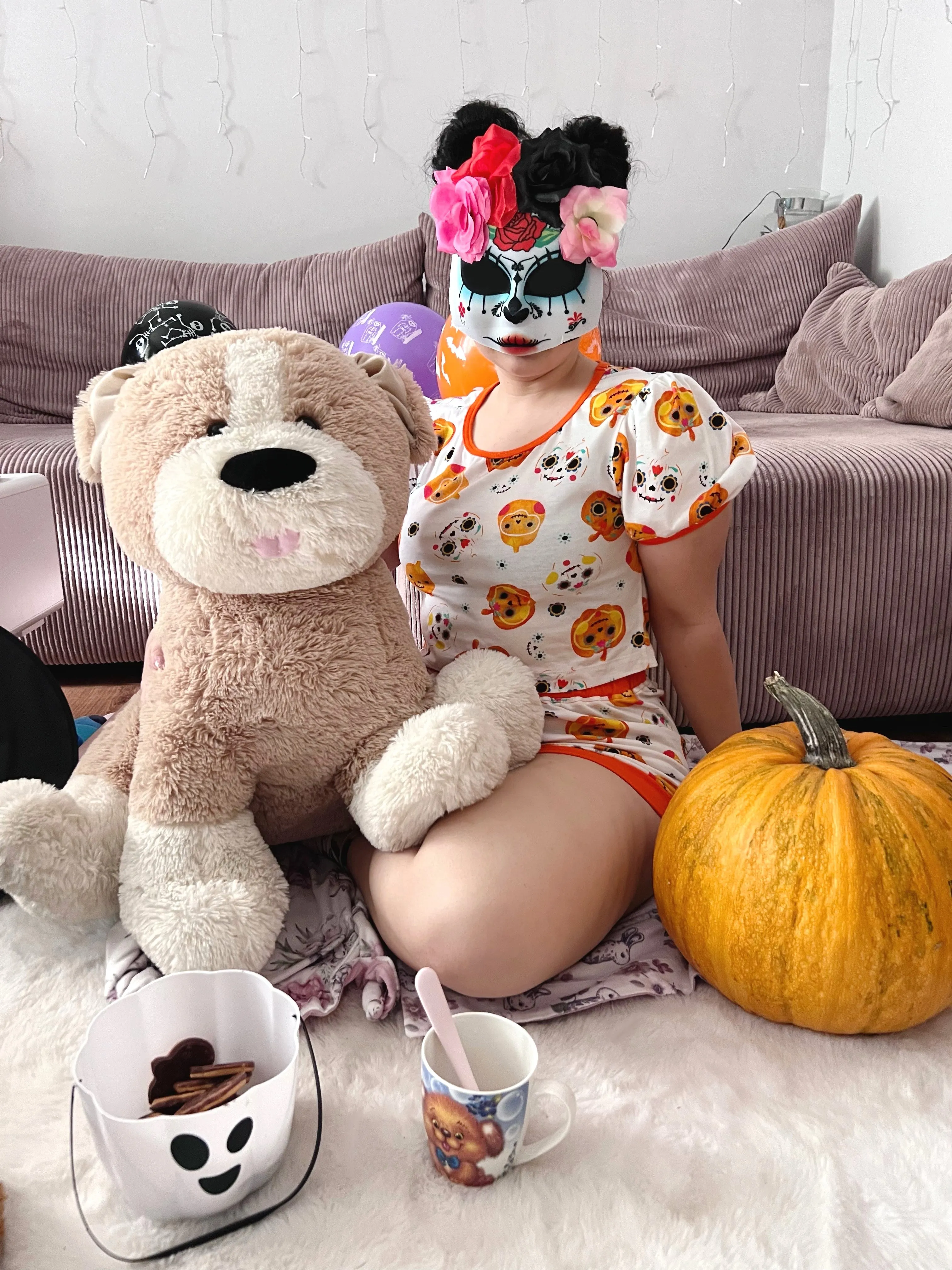 ADULT BABY SHIRT AND PANTIES SET (COTTON)