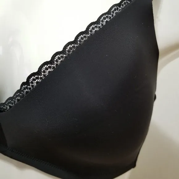 Aerie bra 36C NWT Real Happy Wireless floral lace trim racerback convertible