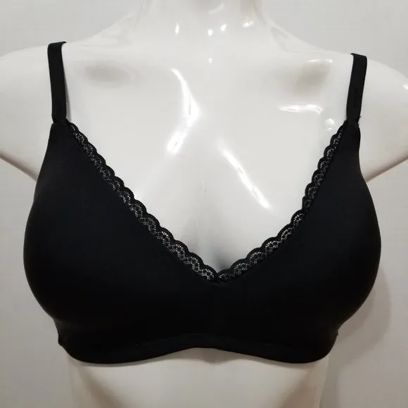 Aerie bra 36C NWT Real Happy Wireless floral lace trim racerback convertible