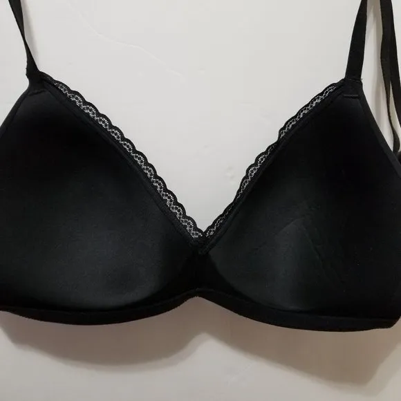 Aerie bra 36C NWT Real Happy Wireless floral lace trim racerback convertible