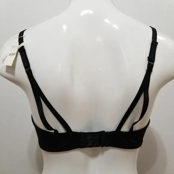 Aerie bra 36C NWT Real Happy Wireless floral lace trim racerback convertible