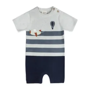 Airplane Knit Baby Romper