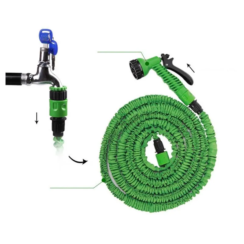 All New Expandable Magic Hose w/ Spray gun(30m/100ft)