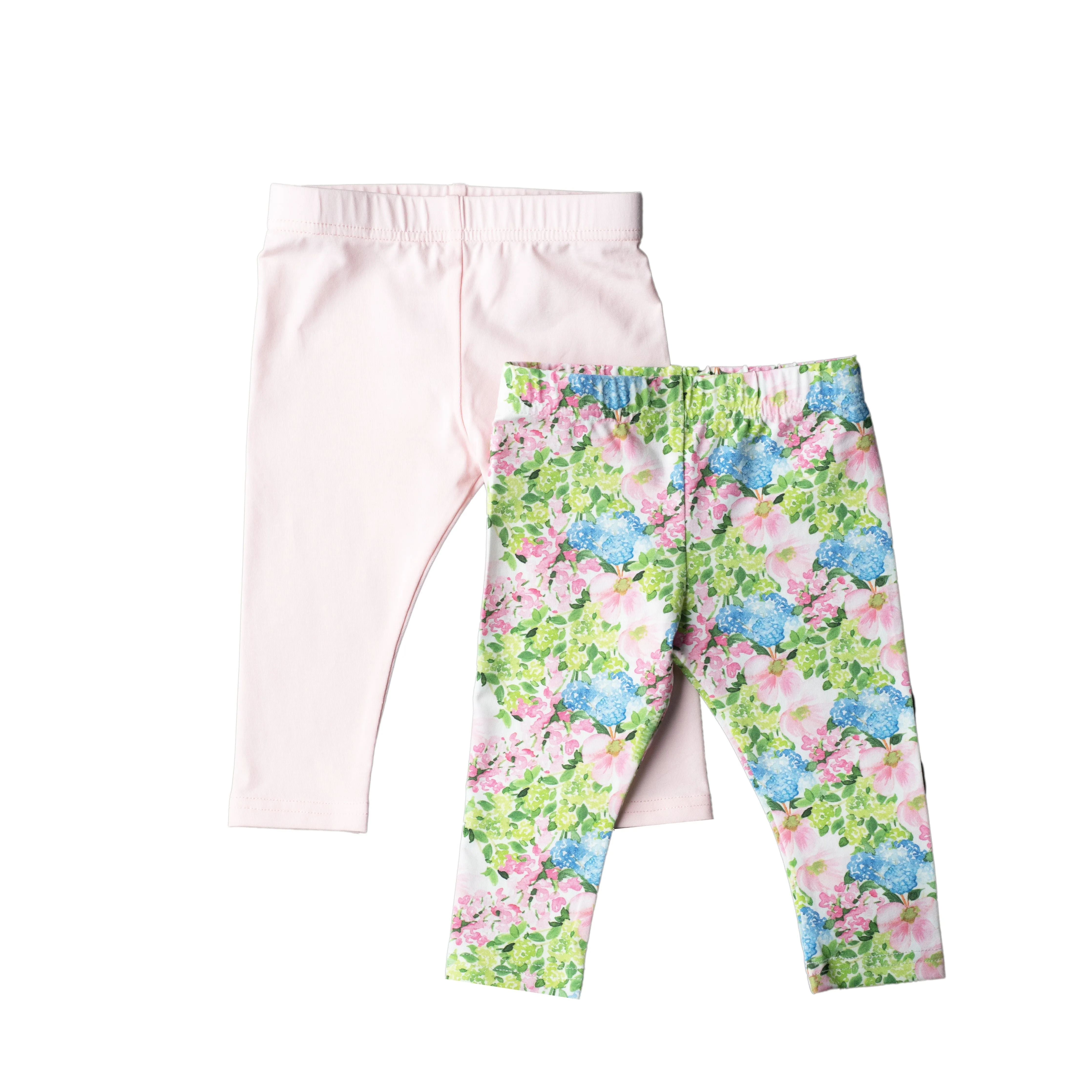 Amagansett Bouquet Long Sleeve & Short Sleeve Bodysuits   Leggings Bundle