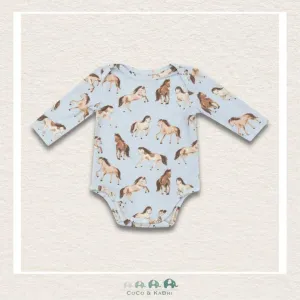 Angel Dear Horses - Diaper Shirt