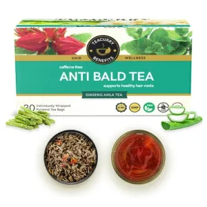 Anti Bald Tea for Men, Women - For Bald Spots & Pattern Baldness