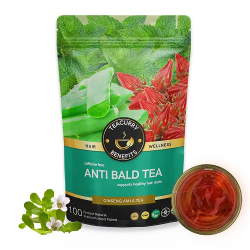 Anti Bald Tea for Men, Women - For Bald Spots & Pattern Baldness