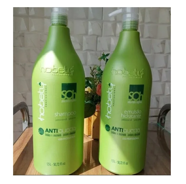 Anti-Fall Jaborandi Hair Moisturizing Growth Regeneration Treatment Kit 2x1.5L - Hobety