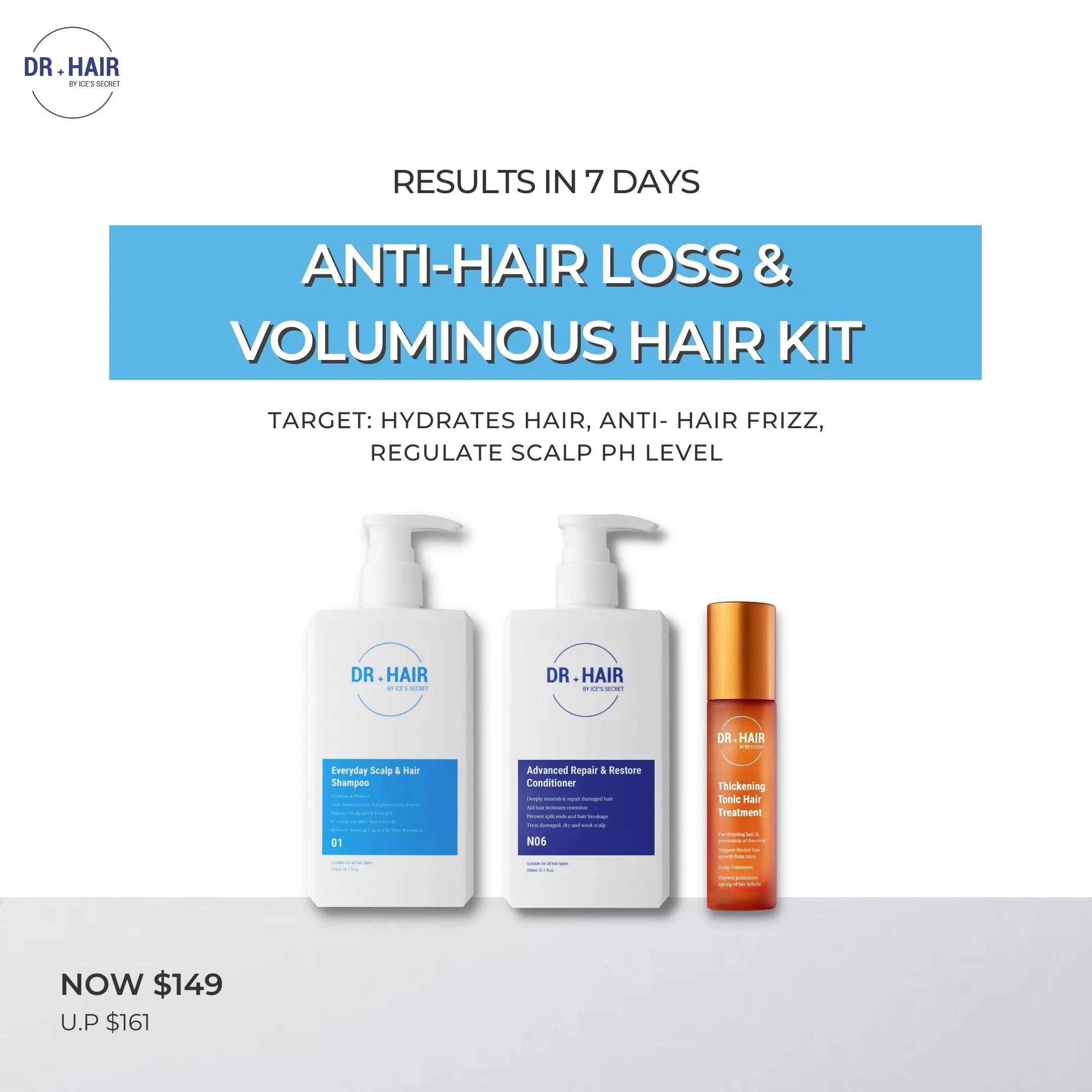 Anti-Hair Loss & Voluminous Hair Kit