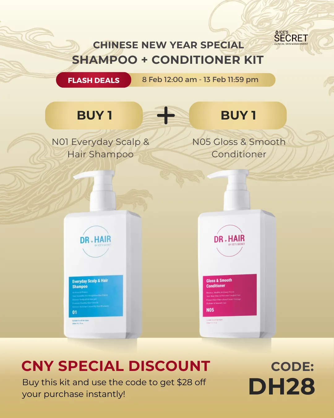 Anti-Hair Loss & Voluminous Hair Kit