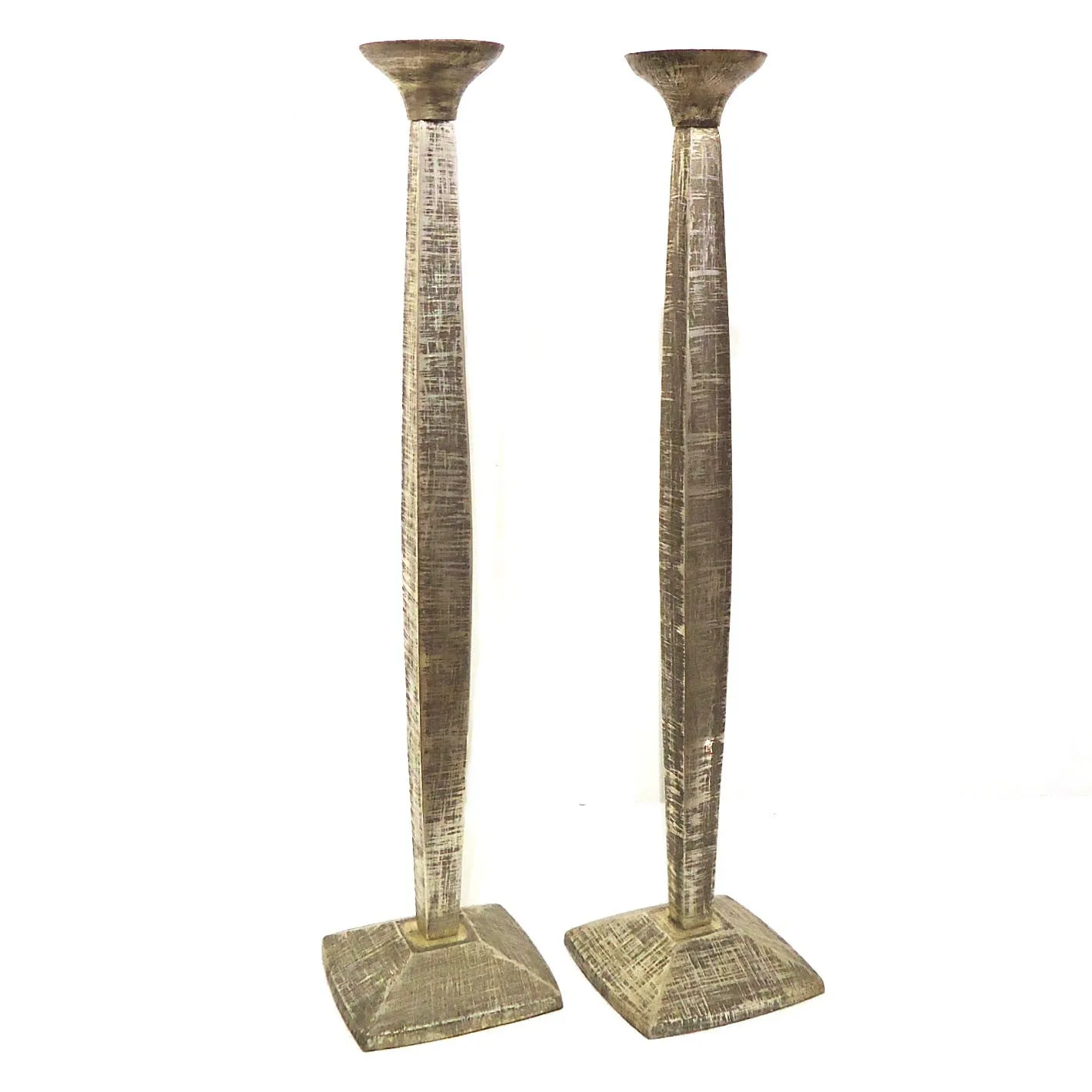 Antique Silver Candlesticks
