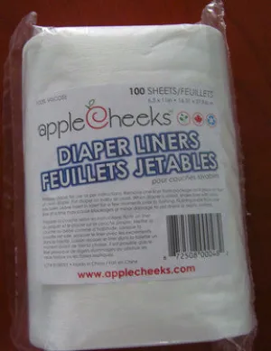 AppleCheeks Flushable Liners