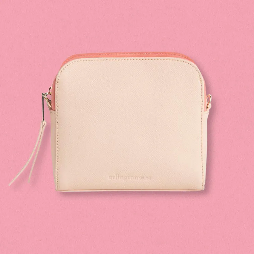 Arlington Milne Erica Crossbody, Nude / Blush