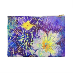Art Flowers Zippered Accessory Bag (FWS) Made in the USA