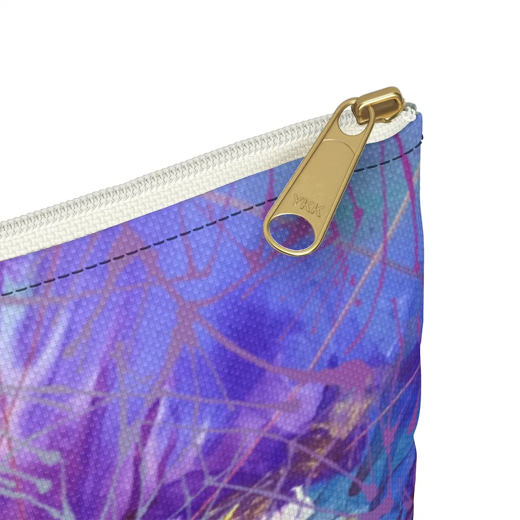 Art Flowers Zippered Accessory Bag (FWS) Made in the USA