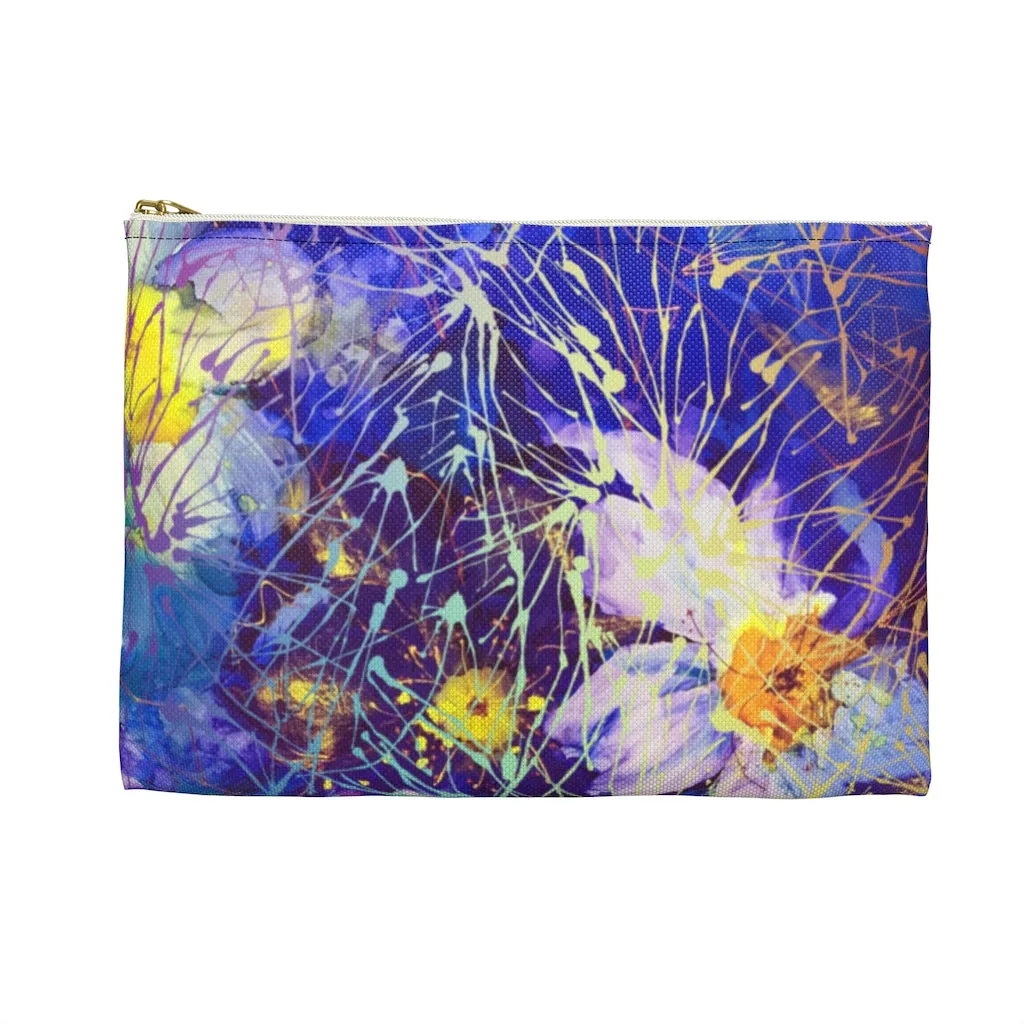 Art Flowers Zippered Accessory Bag (FWS) Made in the USA