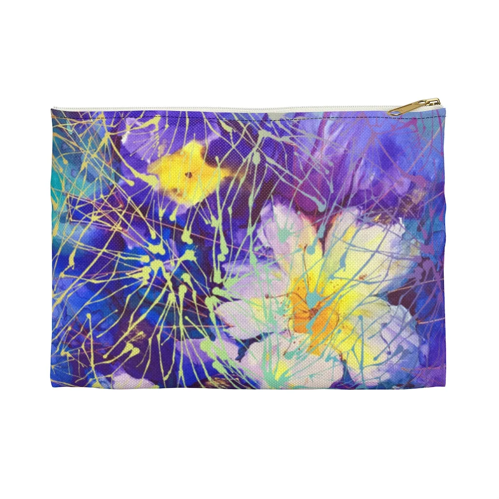 Art Flowers Zippered Accessory Bag (FWS) Made in the USA