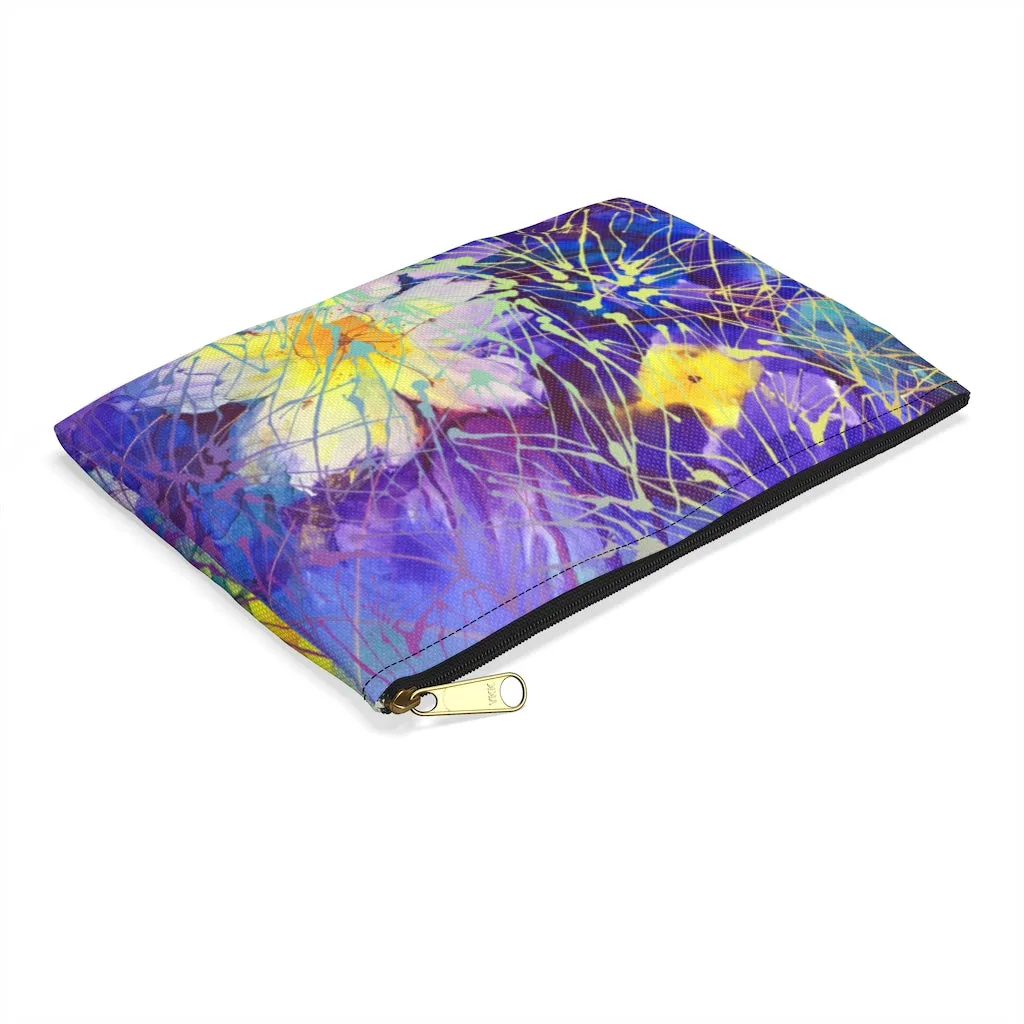 Art Flowers Zippered Accessory Bag (FWS) Made in the USA