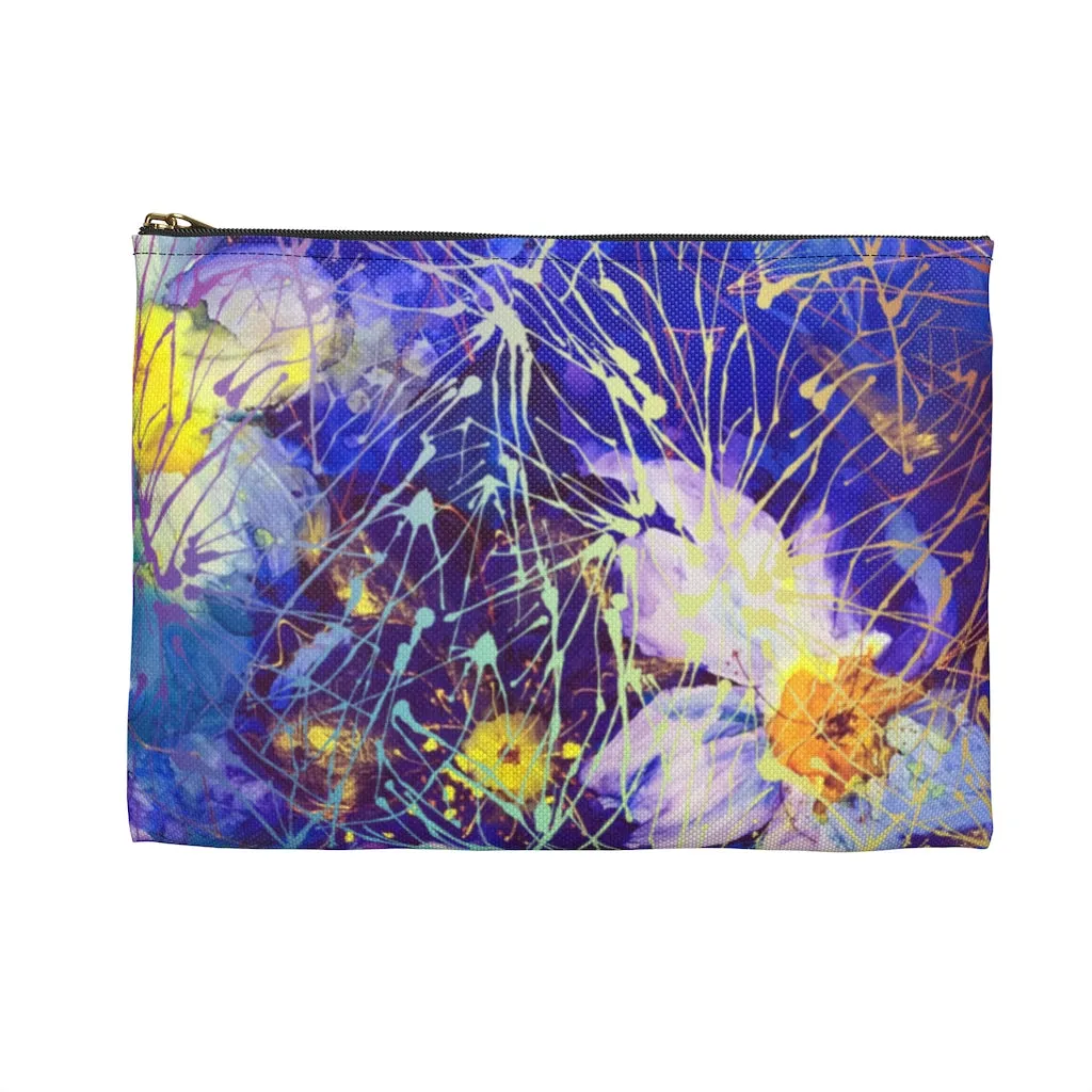 Art Flowers Zippered Accessory Bag (FWS) Made in the USA