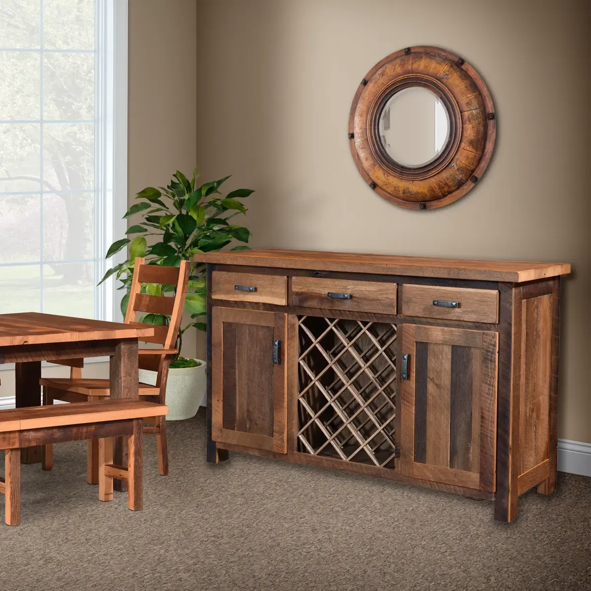 Atherton Barnwood Wine Buffet