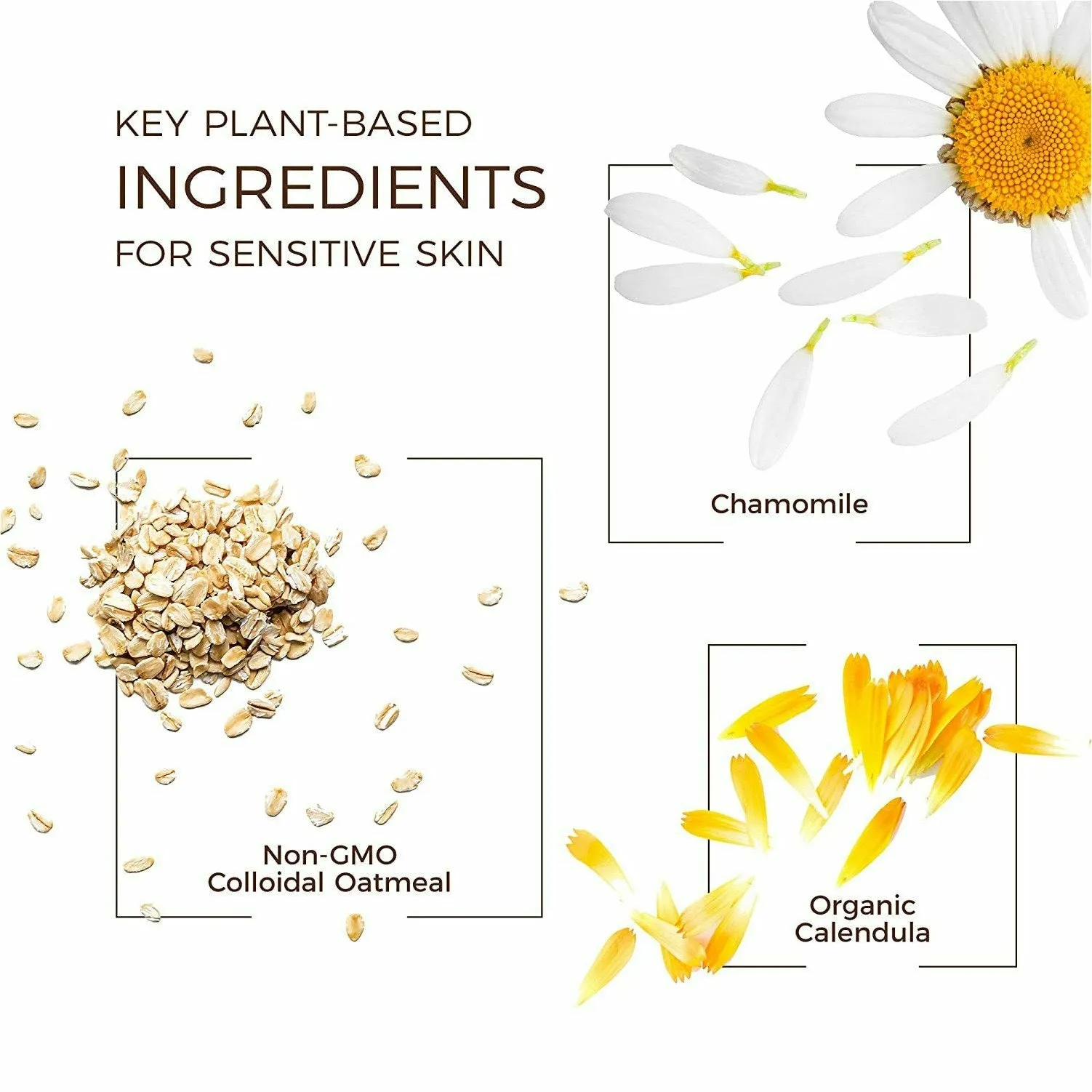Babo Botanicals, Newborn Essentials, Oatmilk & Calendula, 3 Piece Gift Set
