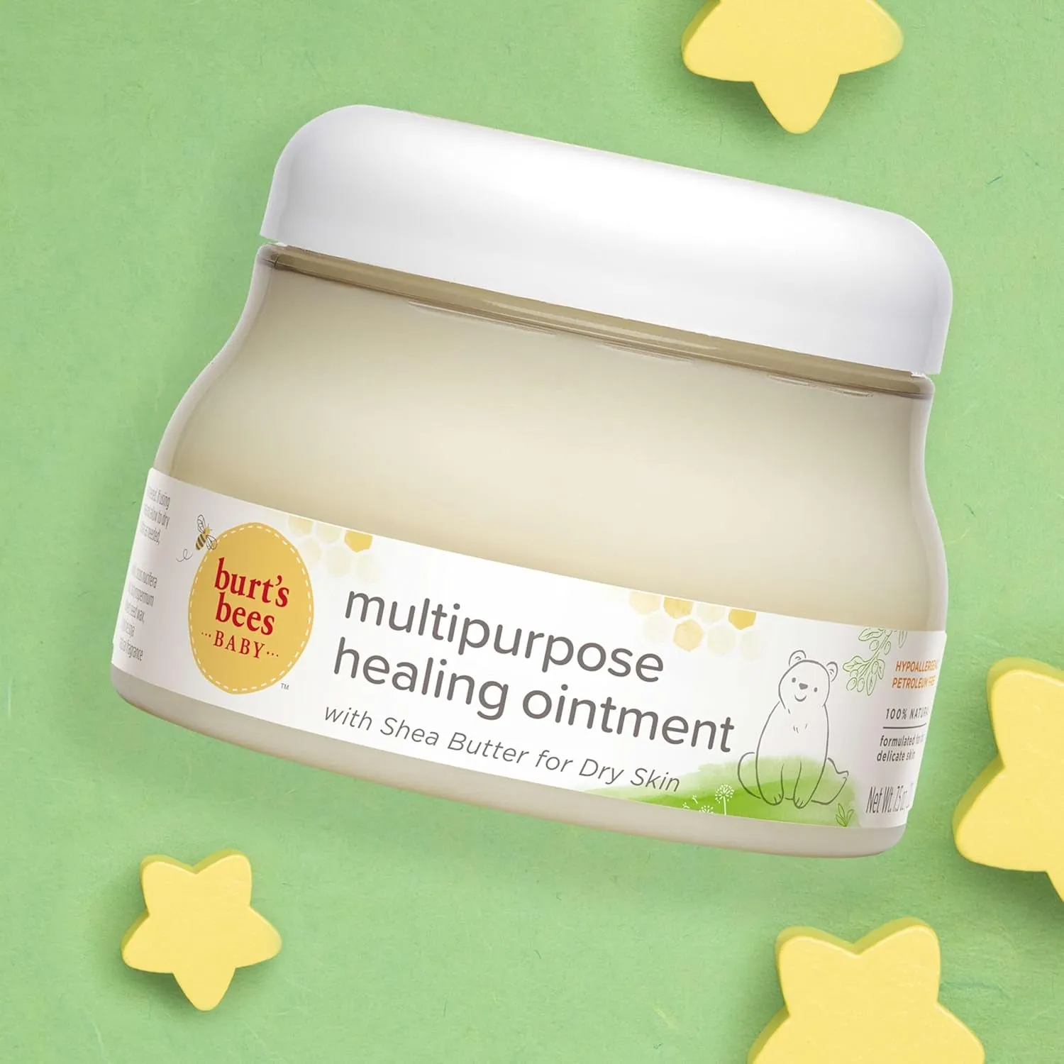 Baby 100% Natural Multipurpose Healing Ointment, Face & Body Baby Ointment – 7.5 Ounce Tub