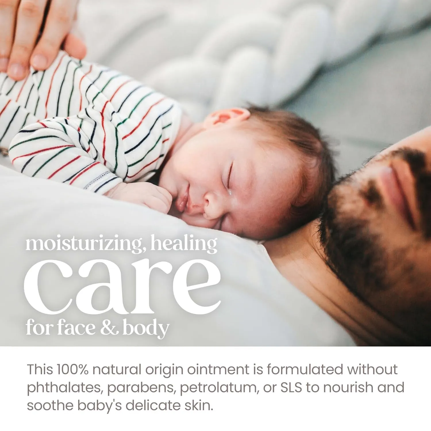 Baby 100% Natural Multipurpose Healing Ointment, Face & Body Baby Ointment – 7.5 Ounce Tub