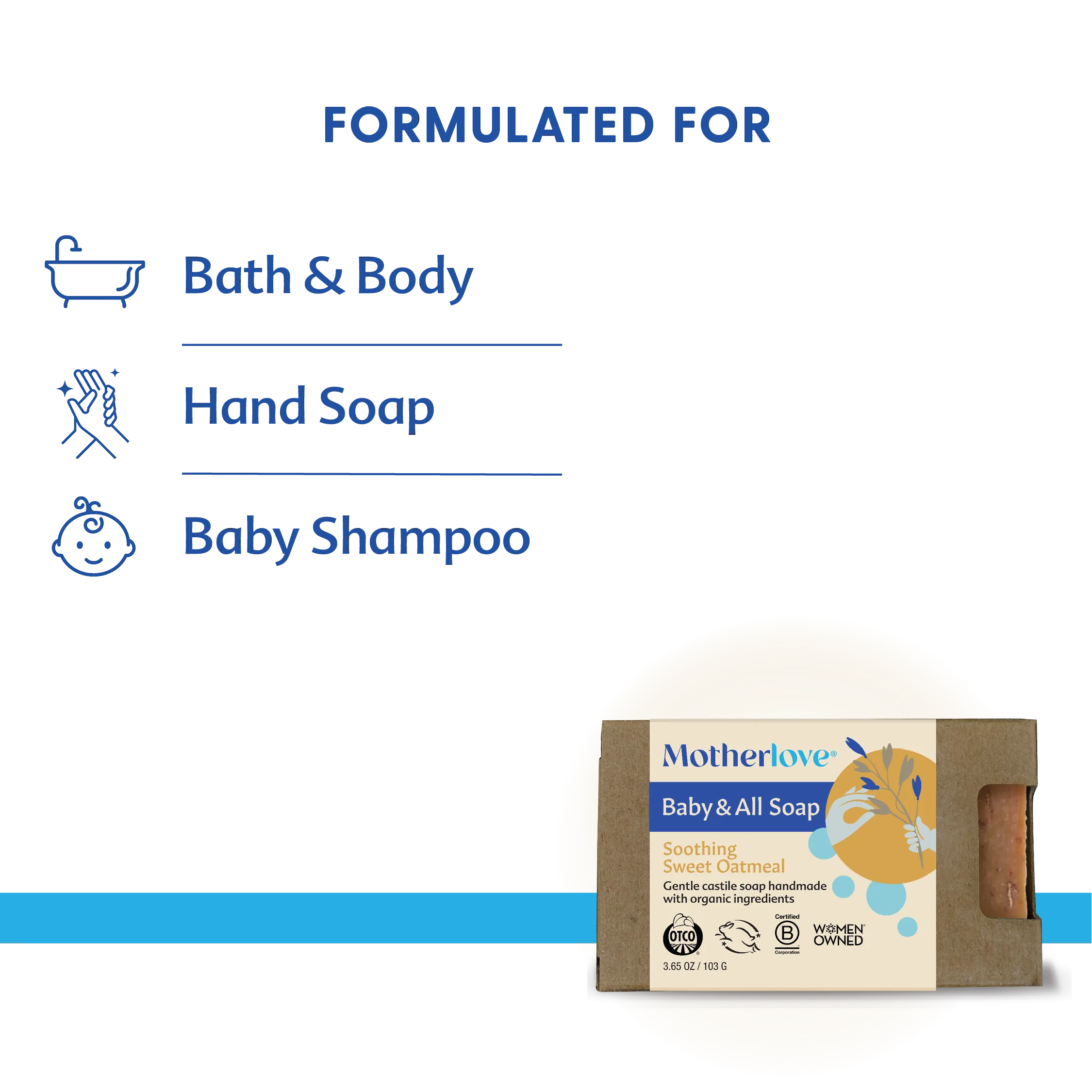 Baby & All Soap - Soothing Sweet Oatmeal