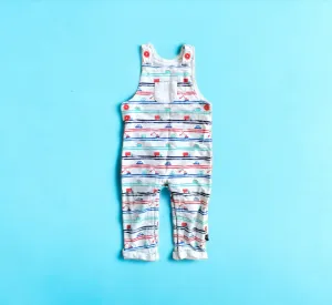 BABY BOY SIZE 18/24 MONTHS - TU, Designer Fashion, Soft Cotton Overalls VGUC B56
