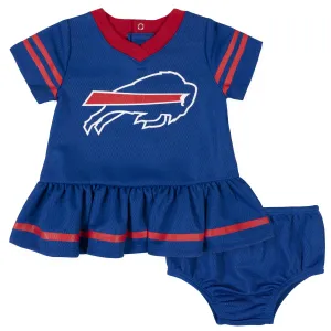 Baby Girls Buffalo Bills Dress & Diaper Cover Set