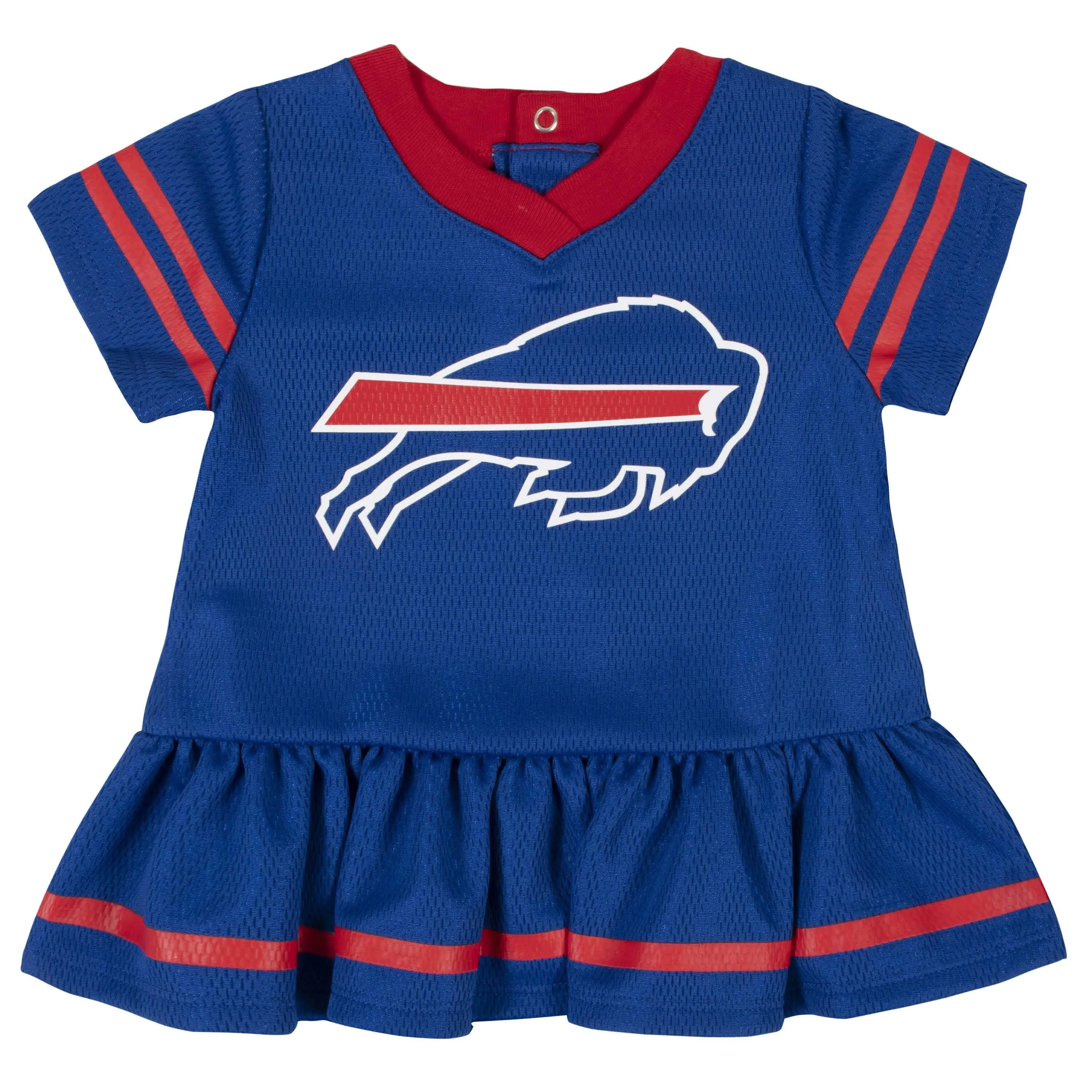 Baby Girls Buffalo Bills Dress & Diaper Cover Set