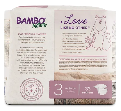 Bambo Nature Dream Diapers (Size 3)