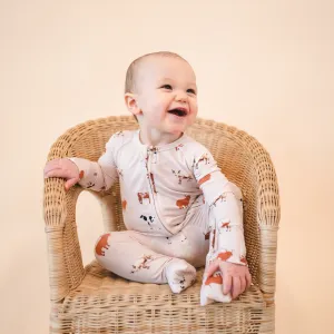Bamboo 2-way Convertible Zip Romper