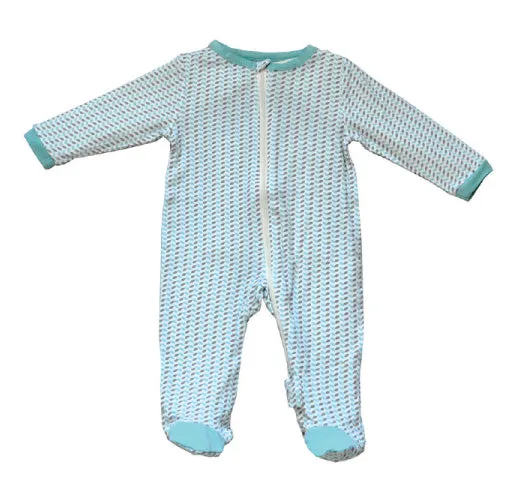 Bamboo Printed Footed Sleeper Marina
